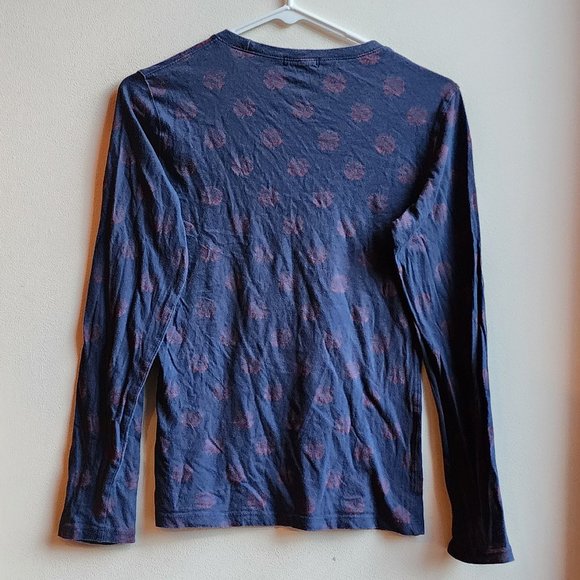 Lucky Brand Scoop Neck "Lucky 13" Long Sleeve Graphic T-Shirt Size Medium - Picture 15 of 16